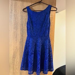 Juniors/Women Blue Sequin Dress for Homecoming/Formal/Semi-Formal Size 3